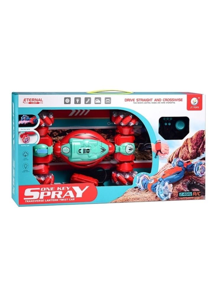 إترنال سيارة لعبة بخاخ تعمل بالتحكم عن بُعد، سيارة تدور ثلاثمائة وستون درجة، مزوّدة بأضواء مضيئة على العجلات، سيارة انزلاق قابلة لإعادة الشحن - Image 5